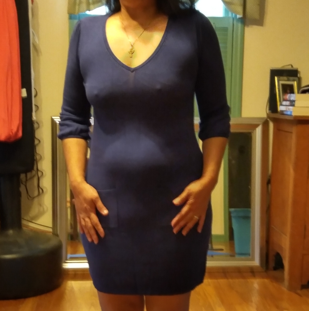Esprit navy sweater dress